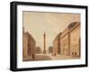 Rue de la Paix et place Vendôme, sous la Restauration, Paris (Ier arr.), 1815-1830-Simon Claude Constant-Dufeu-Framed Giclee Print