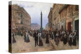 Rue De La Paix, Paris, 1907-Jean Beraud-Stretched Canvas