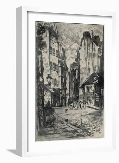 Rue De Lécole-Polytechnique, 1915-Lester George Hornby-Framed Giclee Print