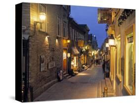 Rue de Petit, Champlain, Quebec City, Quebec, Canada-Demetrio Carrasco-Stretched Canvas