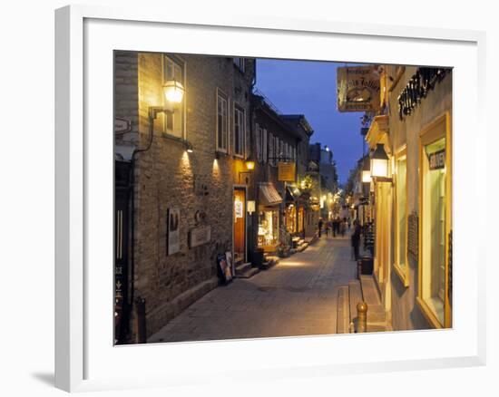 Rue de Petit, Champlain, Quebec City, Quebec, Canada-Demetrio Carrasco-Framed Photographic Print