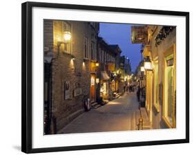 Rue de Petit, Champlain, Quebec City, Quebec, Canada-Demetrio Carrasco-Framed Photographic Print