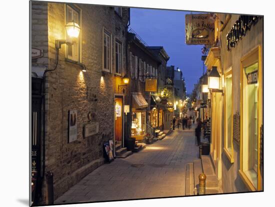 Rue de Petit, Champlain, Quebec City, Quebec, Canada-Demetrio Carrasco-Mounted Photographic Print