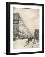 Rue De Rivoli, 1915-Frank Milton Armington-Framed Giclee Print