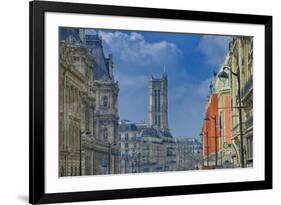 Rue de Rivoli - Le Marais-Cora Niele-Framed Giclee Print