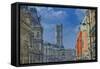 Rue de Rivoli - Le Marais-Cora Niele-Framed Stretched Canvas