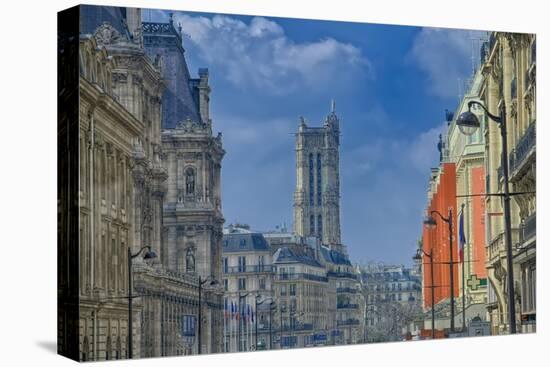 Rue de Rivoli - Le Marais-Cora Niele-Stretched Canvas