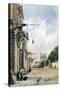 Rue De Rivoli, Near the Tuileries, Paris, 1831-William Callow-Stretched Canvas