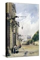 Rue De Rivoli, Near the Tuileries, Paris, 1831-William Callow-Stretched Canvas