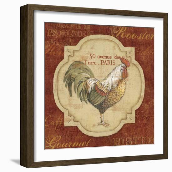 Rue De Rooster III-Lisa Audit-Framed Giclee Print