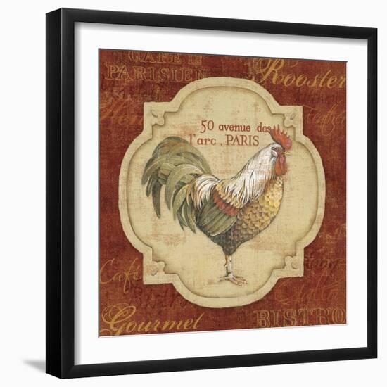 Rue De Rooster III-Lisa Audit-Framed Giclee Print