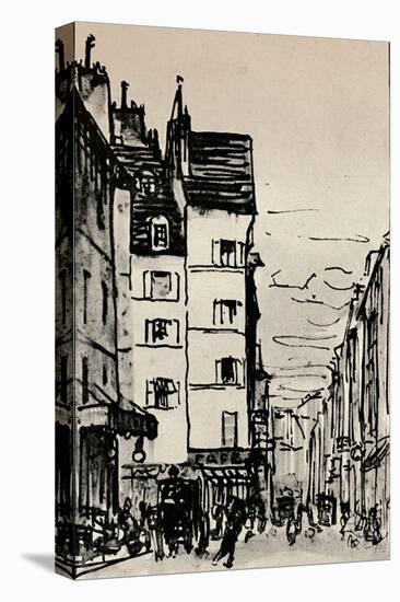 Rue De Seine, 1915-Alfred Latour-Stretched Canvas