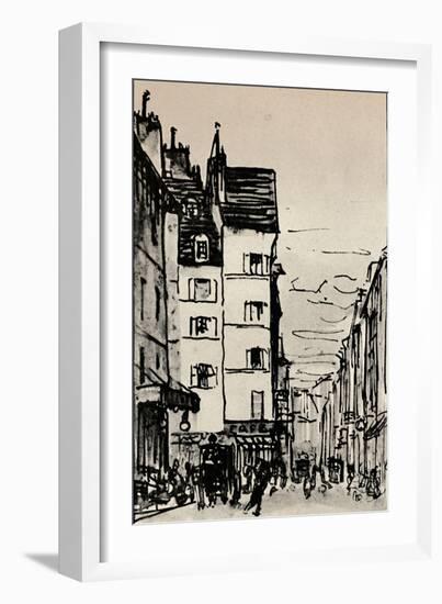 Rue De Seine, 1915-Alfred Latour-Framed Giclee Print