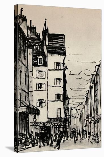 Rue De Seine, 1915-Alfred Latour-Stretched Canvas