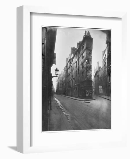 Rue de Seine and Rue de l'Echaude, Paris, c.1900-Eugene Atget-Framed Giclee Print