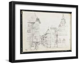 Rue de Strasbourg-Gustave Courbet-Framed Giclee Print