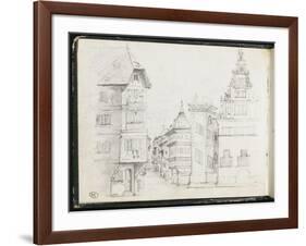 Rue de Strasbourg-Gustave Courbet-Framed Giclee Print