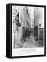 Rue Des Anglais, from Boulevard Saint-Germain, Paris, 1858-78-Charles Marville-Framed Stretched Canvas