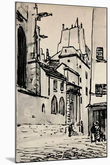 Rue Des Barres, 1915-Alfred Latour-Mounted Giclee Print