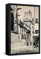 Rue Des Barres, 1915-Alfred Latour-Framed Stretched Canvas
