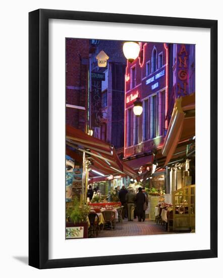 Rue Des Bouchers, Brussels, Belgium-Neil Farrin-Framed Photographic Print