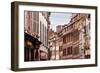 Rue Des Juifs in Strasbourg, Bas-Rhin, Alsace, France, Europe-Julian Elliott-Framed Photographic Print