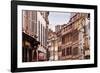 Rue Des Juifs in Strasbourg, Bas-Rhin, Alsace, France, Europe-Julian Elliott-Framed Photographic Print