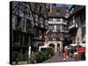 Rue Des Marchands, Colmar, Alsace, France-Guy Thouvenin-Stretched Canvas