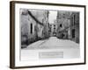 Rue Des Marmousets Saint-Marcel, from Rue Saint-Hippolyte, Paris, 1858-78-Charles Marville-Framed Giclee Print