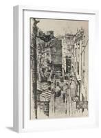 Rue Des Pretres-St Séverin, 1915-Charles Jouas-Framed Giclee Print