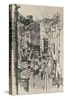 Rue Des Pretres-St Séverin, 1915-Charles Jouas-Stretched Canvas