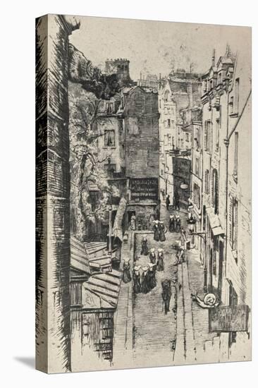 Rue Des Pretres-St Séverin, 1915-Charles Jouas-Stretched Canvas