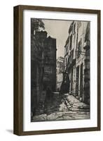 Rue Des Pretres-St Séverin, 1915-George T Plowman-Framed Giclee Print