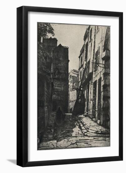 Rue Des Pretres-St Séverin, 1915-George T Plowman-Framed Giclee Print