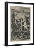 'Rue Des Toiles A Bourges (5th State, 8 1/2 x 4 3/4 Inches)', 1853, (1927)-Charles Meryon-Framed Giclee Print