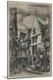 'Rue Des Toiles A Bourges (5th State, 8 1/2 x 4 3/4 Inches)', 1853, (1927)-Charles Meryon-Mounted Giclee Print