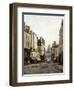 Rue du Haut-Pavé (vue sur l'ancien marché des Carmes depuis la place Maubert et le Panthéon)-Emmanuel Lansyer-Framed Giclee Print