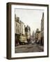 Rue du Haut-Pavé (vue sur l'ancien marché des Carmes depuis la place Maubert et le Panthéon)-Emmanuel Lansyer-Framed Giclee Print