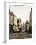 Rue du Haut-Pavé (vue sur l'ancien marché des Carmes depuis la place Maubert et le Panthéon)-Emmanuel Lansyer-Framed Giclee Print