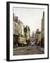 Rue du Haut-Pavé (vue sur l'ancien marché des Carmes depuis la place Maubert et le Panthéon)-Emmanuel Lansyer-Framed Giclee Print