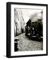 Rue du Jardinet and the Cul-De-Sac of Rohan, Paris, 1858-78-Charles Marville-Framed Photographic Print