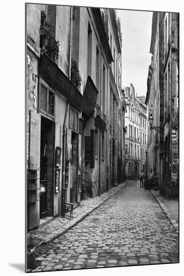 Rue Du Jardinet, from Passage Hautefeuille, Paris, 1858-78-Charles Marville-Mounted Premium Giclee Print