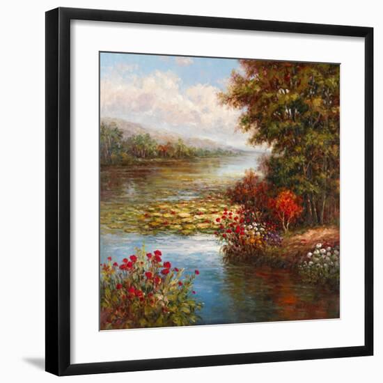 Rue du Lac-Susan Borgetti-Framed Art Print