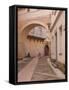 Rue Du Musee in Angers, Maine-Et-Loire, France, Europe-Julian Elliott-Framed Stretched Canvas