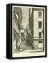 Rue Du Petit-Chaplain, Quebec City, Canada-null-Framed Stretched Canvas