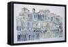 Rue du Rivoli, Paris, 1987-Anthony Butera-Framed Stretched Canvas