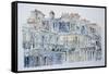 Rue du Rivoli, Paris, 1987-Anthony Butera-Framed Stretched Canvas