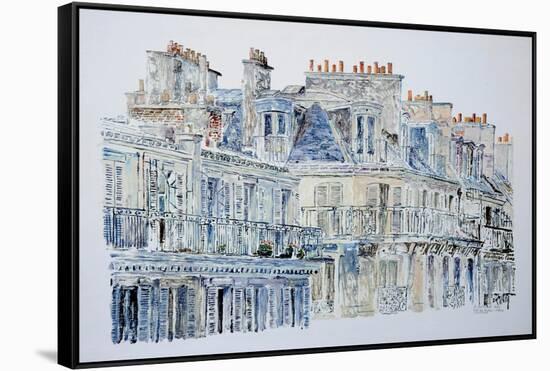 Rue du Rivoli, Paris, 1987-Anthony Butera-Framed Stretched Canvas