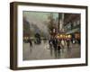 Rue Due la Madeline-Edouard Cortes-Framed Premium Giclee Print