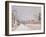 Rue Eugène Moussoir at Moret: Winter, 1891-Alfred Sisley-Framed Giclee Print